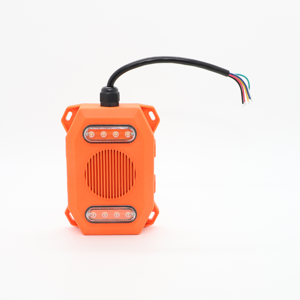 BL series orange audible and visual alarm flashing light warning alarm for safety of pedestrian, bicycle and vehicles